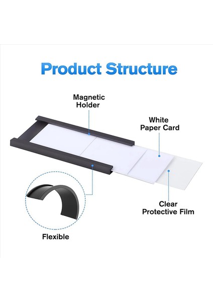 200 Paket Manyetik Etiket Tutucu C Kanalı Manyetik Etiket (Yurt Dışından) fırsatları