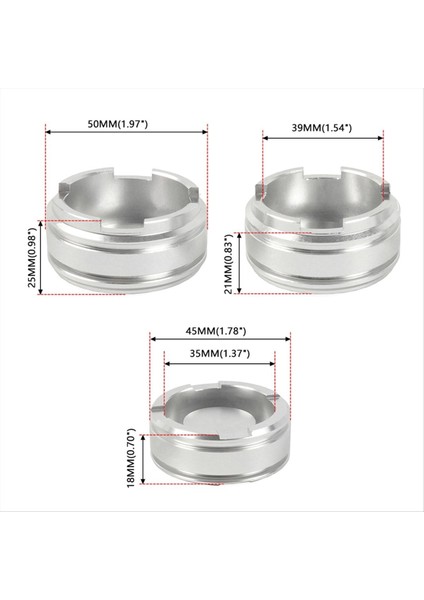 4L60E 4L65E 4L70E Sonnax Fwd İçin 1set 1-2/3-4 Pinless Ileri Akümülatör Piston Kiti 77987-01K 77998-03K (Yurt Dışından)