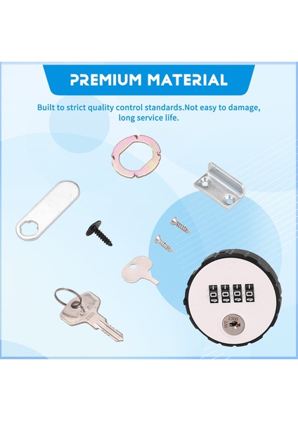 Kombinasyon Kabin Kilidi 4 Dijital Anahtarsız Çekmece Kap (Yurt Dışından) indirimleri