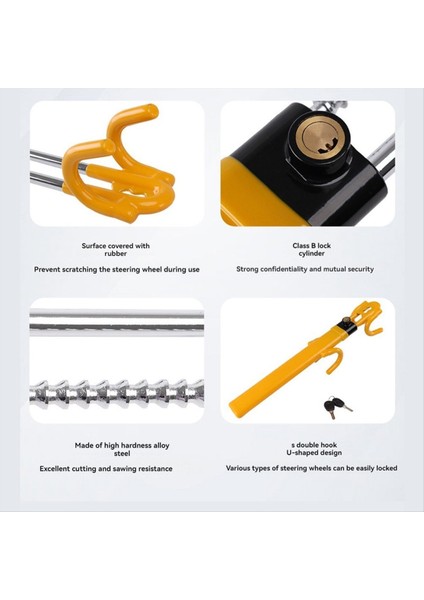 Direksiyon Simidi Kilidi Hırsızlık Önleyici Cihaz Tekerle (Yurt Dışından) modelleri