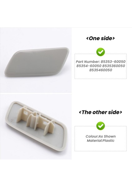 Toyota Land Cruiser İçin Ön Tampon Far Yıkayıcı Kapak Su (Yurt Dışından) fırsatları