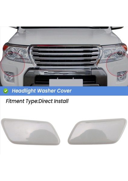 Toyota Land Cruiser İçin Ön Tampon Far Yıkayıcı Kapak Su (Yurt Dışından) indirimleri