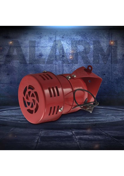 Ac 220V Kırmızı Metal tor Tabanlı Hava Raid Siren Korna (Yurt Dışından) modelleri
