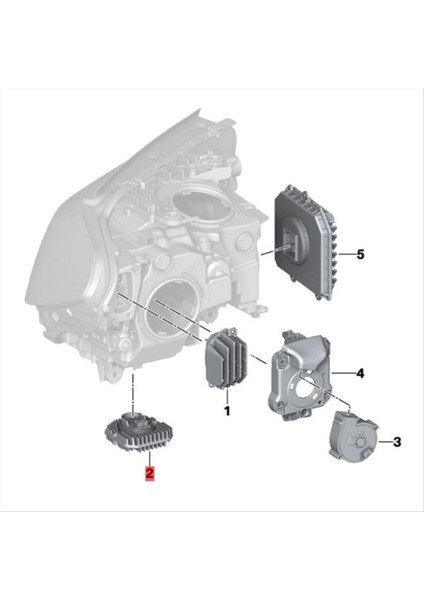 Sağ Ön Far Melek Gözleri Işık Kaynağı 63117214940 Bmw İçin 5 G30 G31 G38 16-2018 LED Gündüz Çalışma Işık Modülü (Yurt Dışından) fiyatları