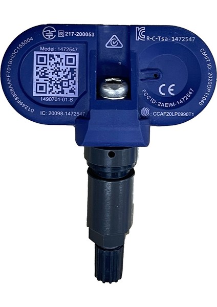 1pcs 1490701-01-B Tpms Tesla del 3 Y x S 2020-2023 Blue (Yurt Dışından)
