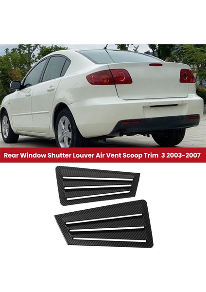 Mazda 3 2003-2007 Yan Panjur Hava Havalandırma Kepçesi Sp (Yurt Dışından)