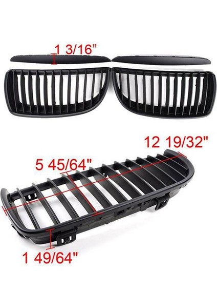 Bmw 3 Serisi E90 E91 2005-2008 İçin Araba Mat Siyah Ön(Yurt Dışından) modelleri