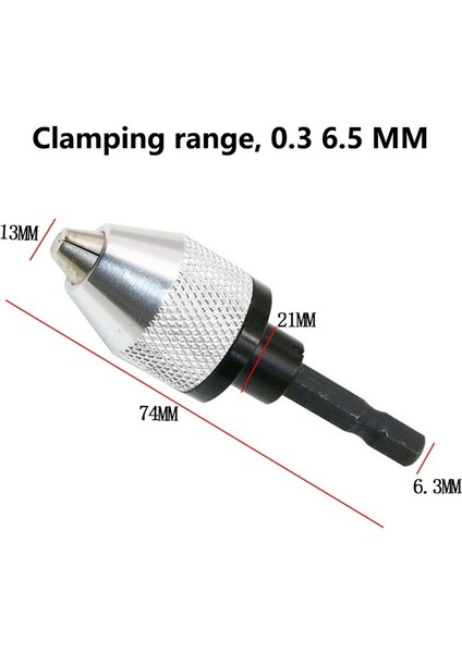 0 3-6 5mm Hızlı Değişiklik Altıgen Sap Üç Çeneli Twist Ma (Yurt Dışından) modelleri