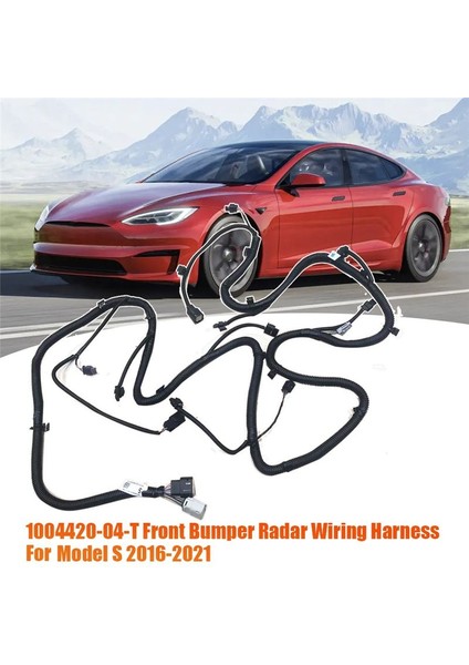 1004420-04-T Tesla Model S İçin Ön Radar Kablo Demeti 201 2016-2021 Ön Tampon Elektrikli Eyel Kablo Demeti 100442004T (Yurt Dışından) fiyatları