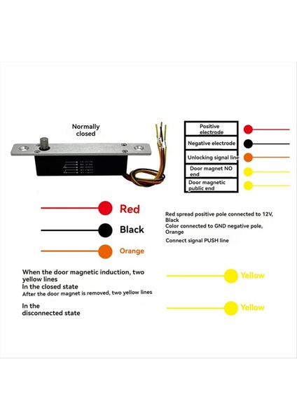 DC12V Elektrik Cıvatası Kilitleri Erişim Kontrolü Elektri (Yurt Dışından) fiyatları