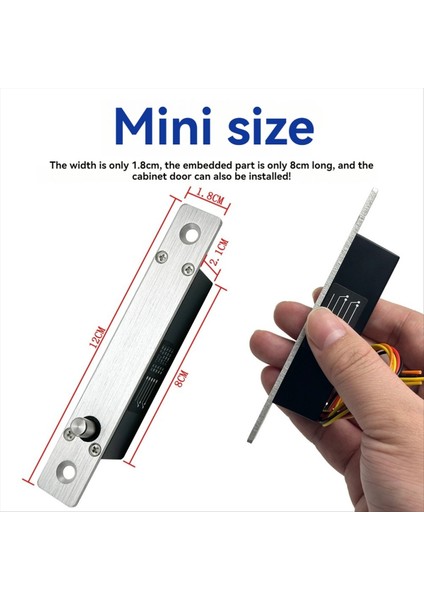 DC12V Elektrik Cıvatası Kilitleri Erişim Kontrolü Elektri (Yurt Dışından) indirimleri