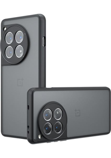 Oneplus 12 5g Kılıf Lens Koruma Mat Kaplama Pc+Tpu Telefon Kılıfı (Yurt Dışından)