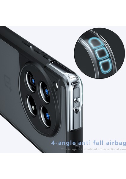 Oneplus 12 5g Kılıf Lens Koruma Mat Kaplama Pc+Tpu Telefon Kılıfı (Yurt Dışından) fiyatları