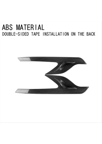 Toyota Alphard 40 Seri 2023+ Kafa Işık Lamp Gulıc Trım Çıkartmaları Karbon Fiber (Yurt Dışından) modelleri