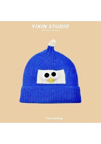 Sonbahar ve Kış Erkek ve Kadın Bebek Sevimli Karikatür Ayı Bebek Peluş Sıcak Kulak Koruma Örme Şapka (Yurt Dışından)