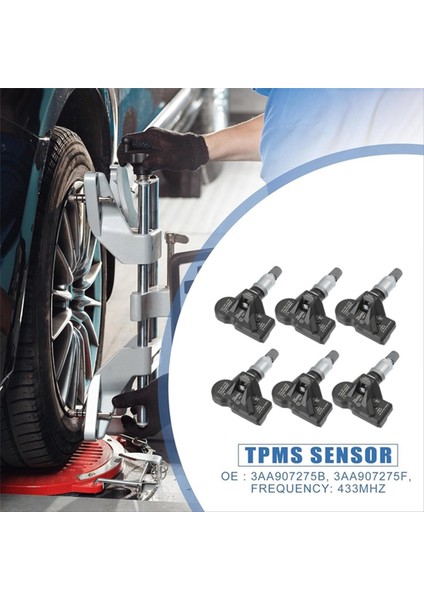 6pcs Araba Tpms Lastik Basınç Sensörü 3AA907275D 3AA90727 (Yurt Dışından) fiyatları