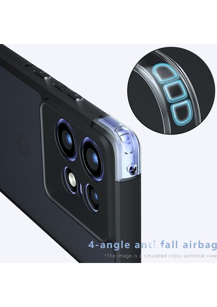 Motorola Edge 50 Pro 5g Kılıf Mat Doku Pc+Tpu Köşe Darbeye Dayanıklı Telefon Kılıfı (Yurt Dışından) fiyatları
