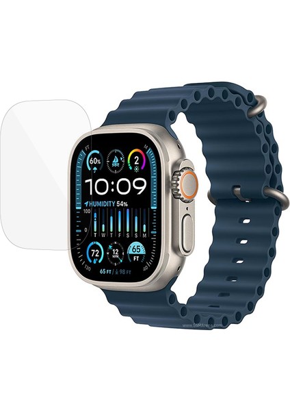 Apple Watch Ultra 49MM/ULTRA 2 49MM Saat Ekran Koruyucu Çizilmez Temperli Cam Filmi (Yurt Dışından)