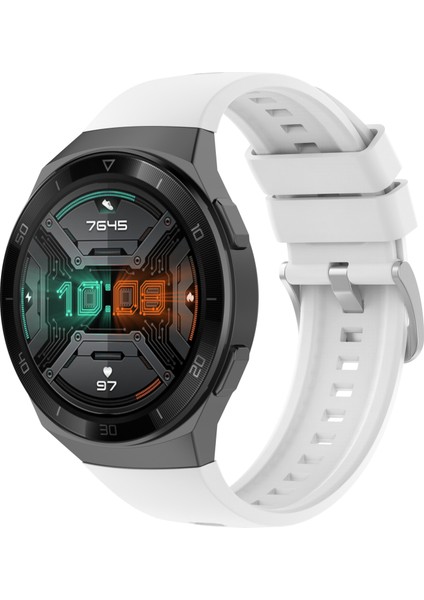 Huawei Watch Gt 2e Yüksek Kaliteli Silikon Saat Kayışı-Beyaz (Yurt Dışından) fiyatları