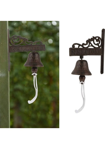 Vintage Dekorasyon Kapı Zili Bahçe Kapı Zili Ülke Tarzı H (Yurt Dışından) indirimleri