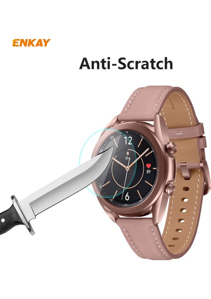 Hat Prınce 2 Adet/set 0.2mm 9h 2.15D Ark Kenarlı Temperli Cam Saat Ekran Filmi Samsung Galaxy Watch 3 45MM Için (Yurt Dışından) indirimleri