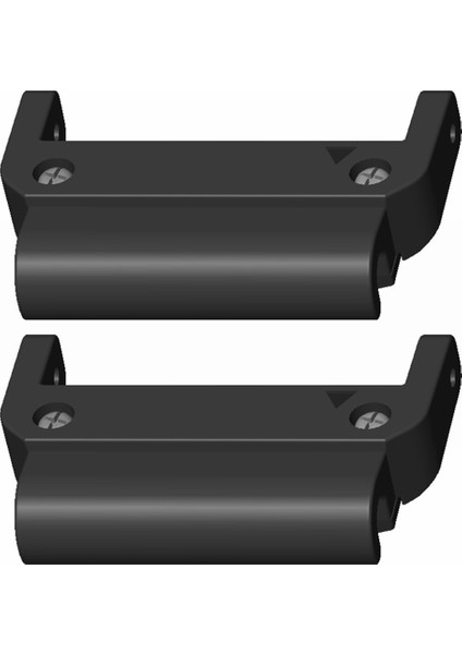Garmin Fenix 8 43MM 20MM - 20MM Saat Kayışı Bağlantısı Metal Adaptörü Için 1 Çift - Siyah (Yurt Dışından)