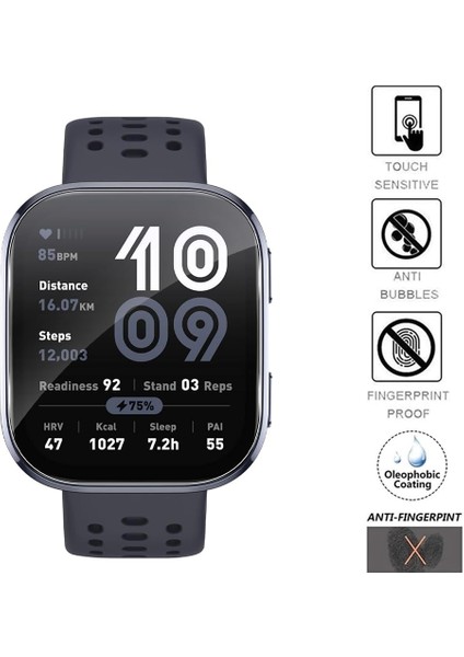Huami Amazfit Bip 6 Tpu Saat Ekran Koruyucu Çizilmeye Karşı Dalı Hd Şeffaf Hidrojel Film Için 3 Adet (Yurt Dışından) fırsatları