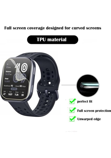 Huami Amazfit Bip 6 Tpu Saat Ekran Koruyucu Çizilmeye Karşı Dalı Hd Şeffaf Hidrojel Film Için 3 Adet (Yurt Dışından) indirimleri