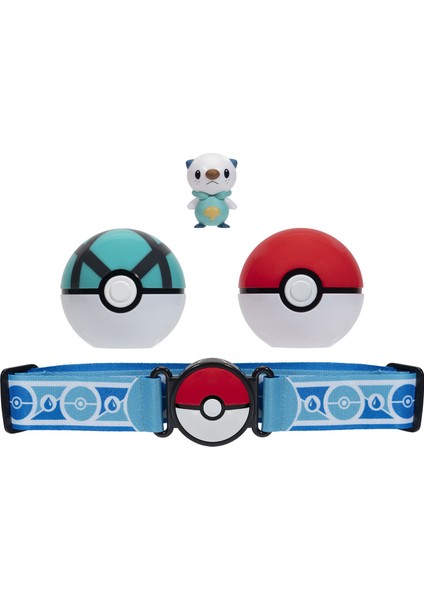 Clip 'n' Go Pokeball Kemer ve Figür Seti PKW4166
