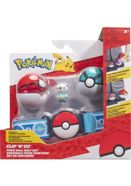 Clip 'n' Go Pokeball Kemer ve Figür Seti PKW4166 modelleri