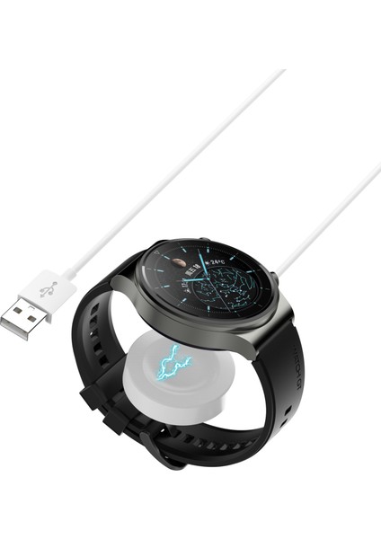 Huawei Watch Gt 2 Pro/gt 2 Pro Ekg/gt 2 Porsche Edition Için 1 M USB Şarj Kablosu Kablosuz Şarj Istasyonu - Beyaz (Yurt Dışından) fırsatları
