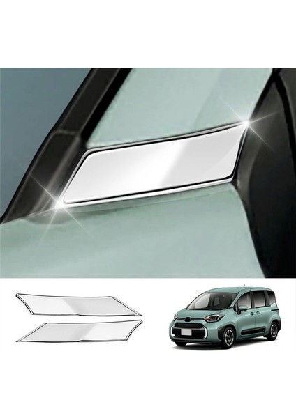 Krom Dış Pilet Ön Yan Pencere Paneli Kapak Toyota Sienta (Yurt Dışından) fiyatları