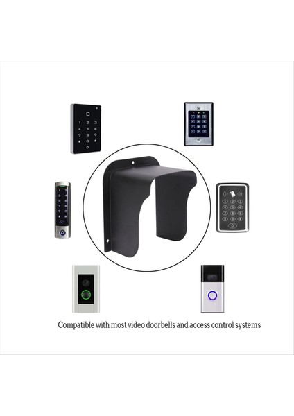 Doorbell Yağmur ÖrtüSeti Tuş Takımı Kapağı Metal Kapı (Yurt Dışından) fiyatları