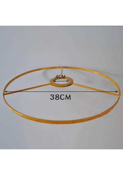Metal Abajur Çerçevesi, Üstü Işık Standı Dıy Düğün Bar Oturma Odası Için Sağlam Abajur Çerçevesi, Aureate 38 cm (Yurt Dışından) indirimleri