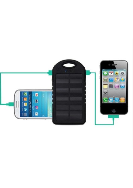 Güneş Enerjili Solar Powerbank 10000 Mah