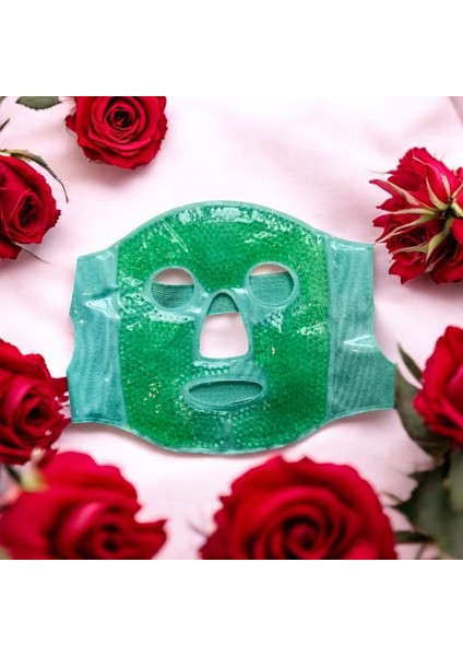 Yüz Maskesi Cilt Bakım Seti – Maske, Buz Küresi, Termo Jel ve Selülit Masaj Aleti - Lisinya
