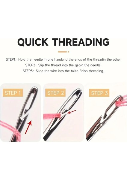 12 Kolay Iplik Geçirilen Iğne Seti ( Lisinya ) modelleri