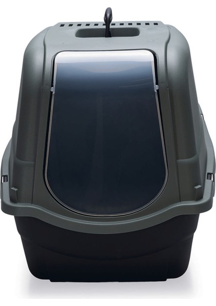 Lzrdwzrd Beeztees Kapalı Kedi Tuvaleti, Koku Filtreli, Antrasit Koyu Mavi, 57X39X41CM modelleri