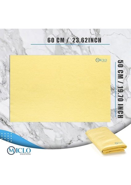 Cleanıng | 50X60CM - Premium Oto Araç Kaporta, Cam Kurulama Sentetik Güderi Bez | Çizmez, Leke Bırakmaz modelleri