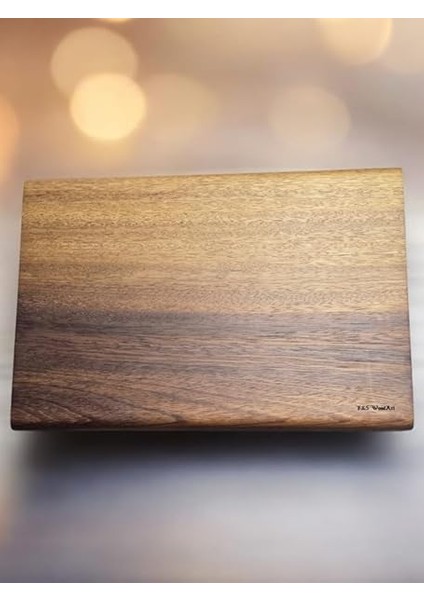 Woodart Iroko Tek Parça - Yekpare - Masif Doğal Ağaç Ahşap Büyük Boy 40 x 27,5 cm Kesme Tahtası fırsatları