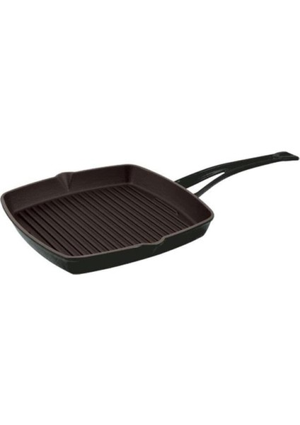 Döküm Izgara Tava, Metal Kulplu, 26X26 cm fırsatları