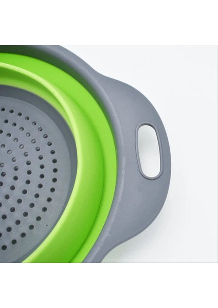 2pcs Katlanabilir Süzgeç Meyve Sebzesi Yıkama Sepet Kevnel Bulaşık Silikat Silikon Kevnel Drenajı Mutfak Gadgets (Yurt Dışından) fırsatları