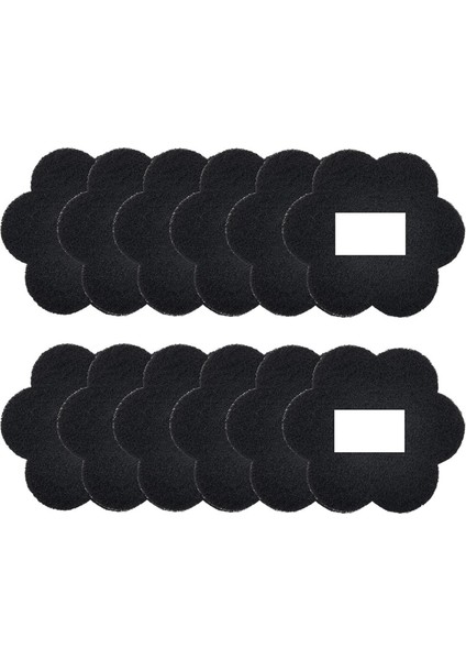 Evrensel Çöp Kutusu Kömür Filtreleri Değiştirmeleri 12&#39 Li Paket Çiçek Şekli Yapışkanlı Aktif Kömür Emici Filtreler (Yurt Dışından)