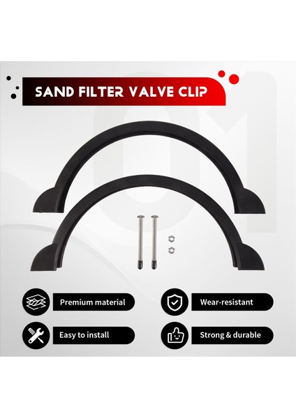 2x SF90110-1 Havuz Filtresi Kelepçesi Intex 10 Inç Kum Filtresi Pompası Kum Filtresi Vana Kelepçesi Havuz Kum Filtresi Değiştirme (Yurt Dışından) indirimleri