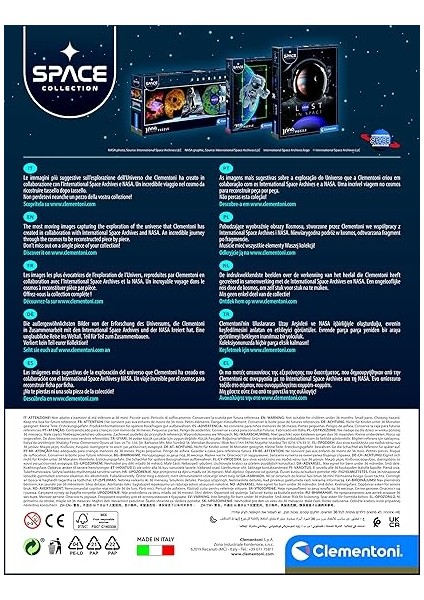 35107 Nasa Yetişkin Puzzle, 500 Parça, Çok Renkli modelleri