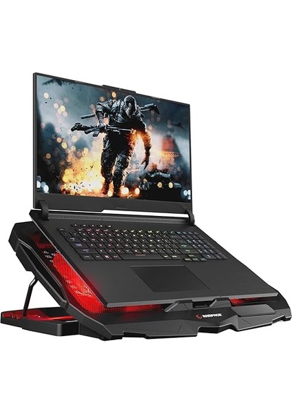 AD-RX34 X-Frame Siyah 4 Fanlı 9-17 Inç Notebook Soğutucu Stand fırsatları