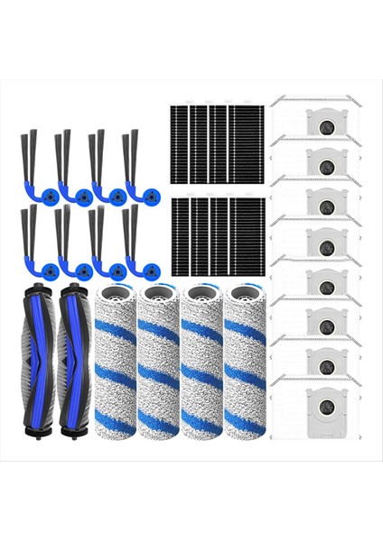 Ecovacs Deeboot X11 OMNICYCLONE/X11 Pro Omnı Aksesuarları Ana Yan Fırça Hepa Filtre Rulo Paspas Yedek Parçaları (Yurt Dışından) fiyatları