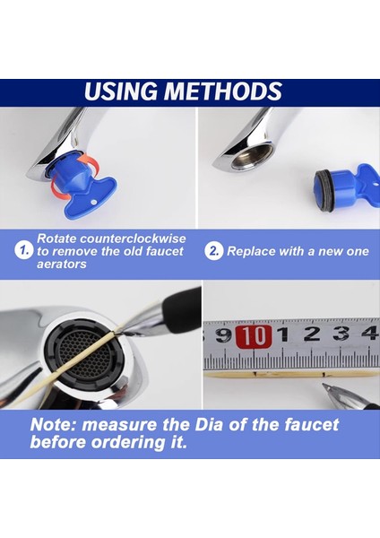 Musluk Dahili Havalandırıcı Musluk Gömülü Filtre Sıçramaya Dayanıklı Musluk Filtresi Çekirdek Musluk Gömülü Havalandırıcı Filtre Ekranı (Yurt Dışından) modelleri