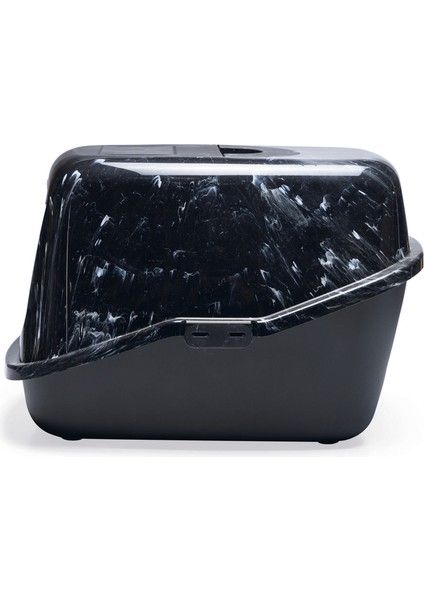 Lzrdwzrd Beeztees Kapalı Kedi Tuvaleti, Koku Filtreli, Siyah Mermer Antrasit, 56X39X39CM fiyatları