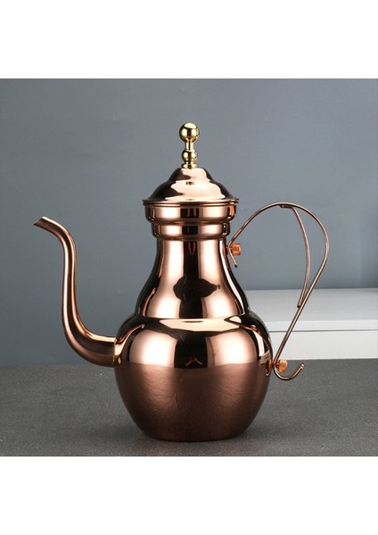 Paslanmaz Çelik Çiçek Çaydanlık Su Isıtıcısı Ince Pot Otel Uzun Ağız Pot Otel Çaydanlık Filtre Restoran Kabarcık Demlik Altın (Yurt Dışından) modelleri